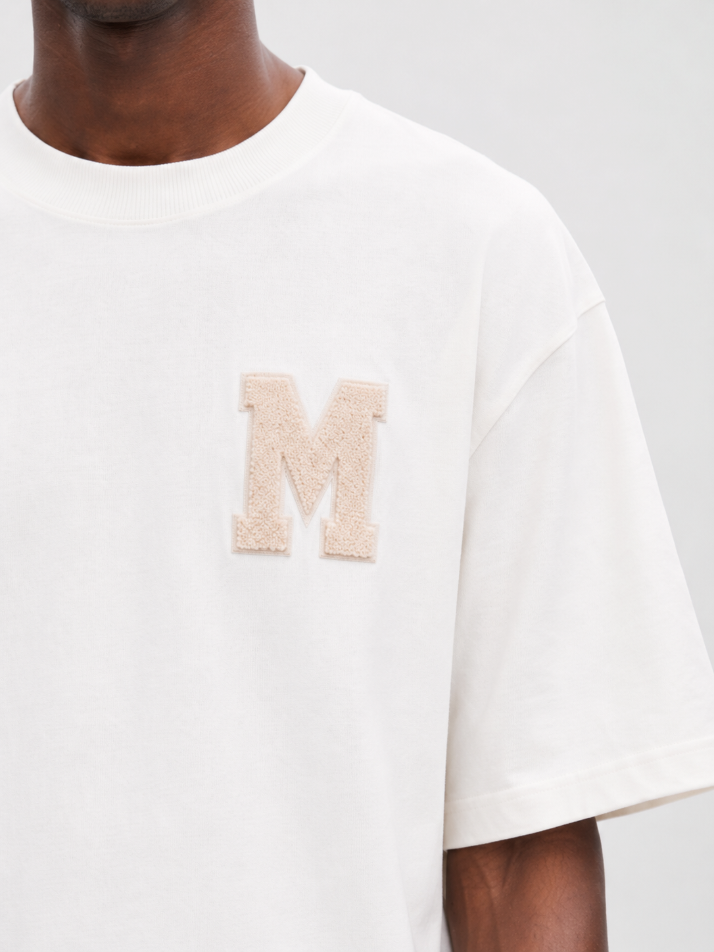 M Patch T-shirt Marshmellow