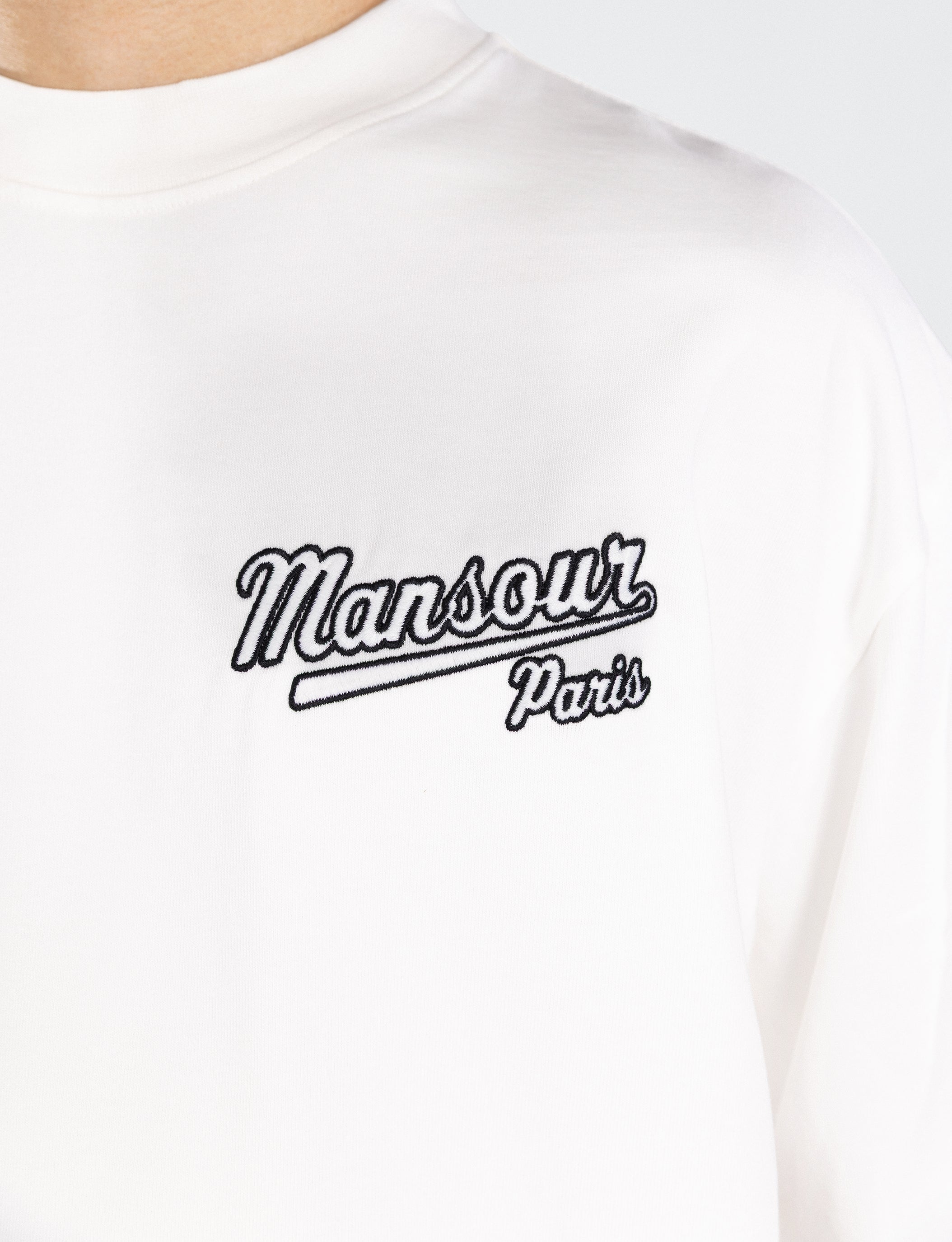 Retro logo T-shirt marshmellow