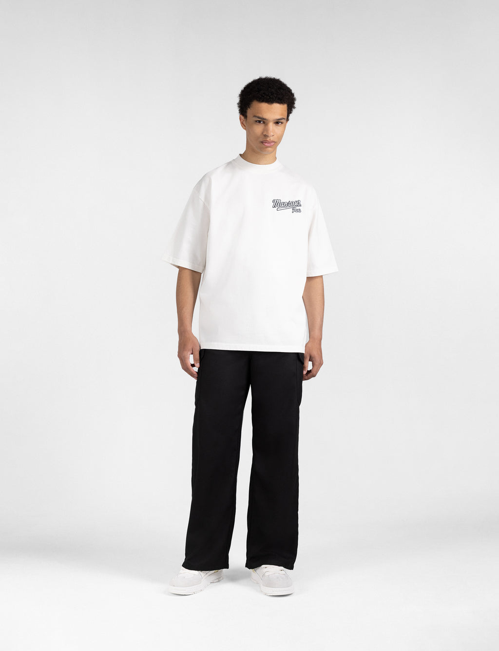 Retro logo T-shirt marshmellow