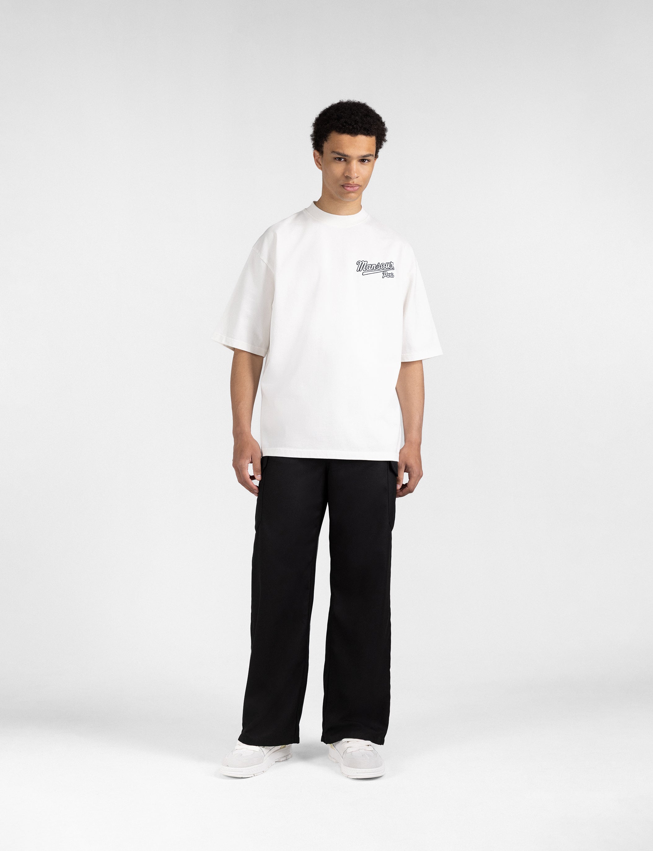 Retro logo T-shirt marshmellow