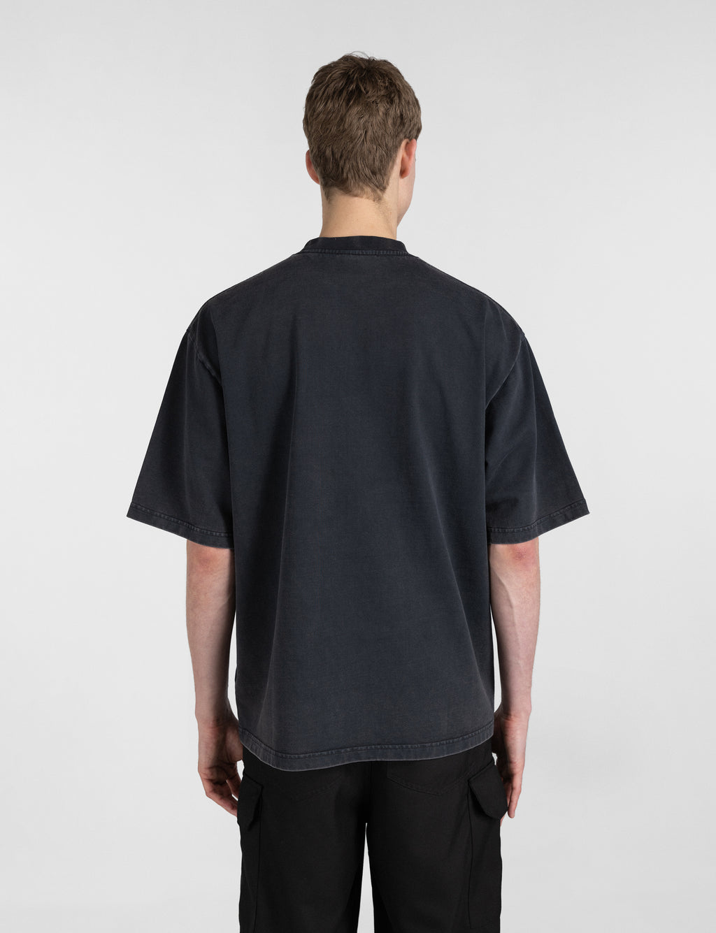 Paris College T-shirt Washed Black