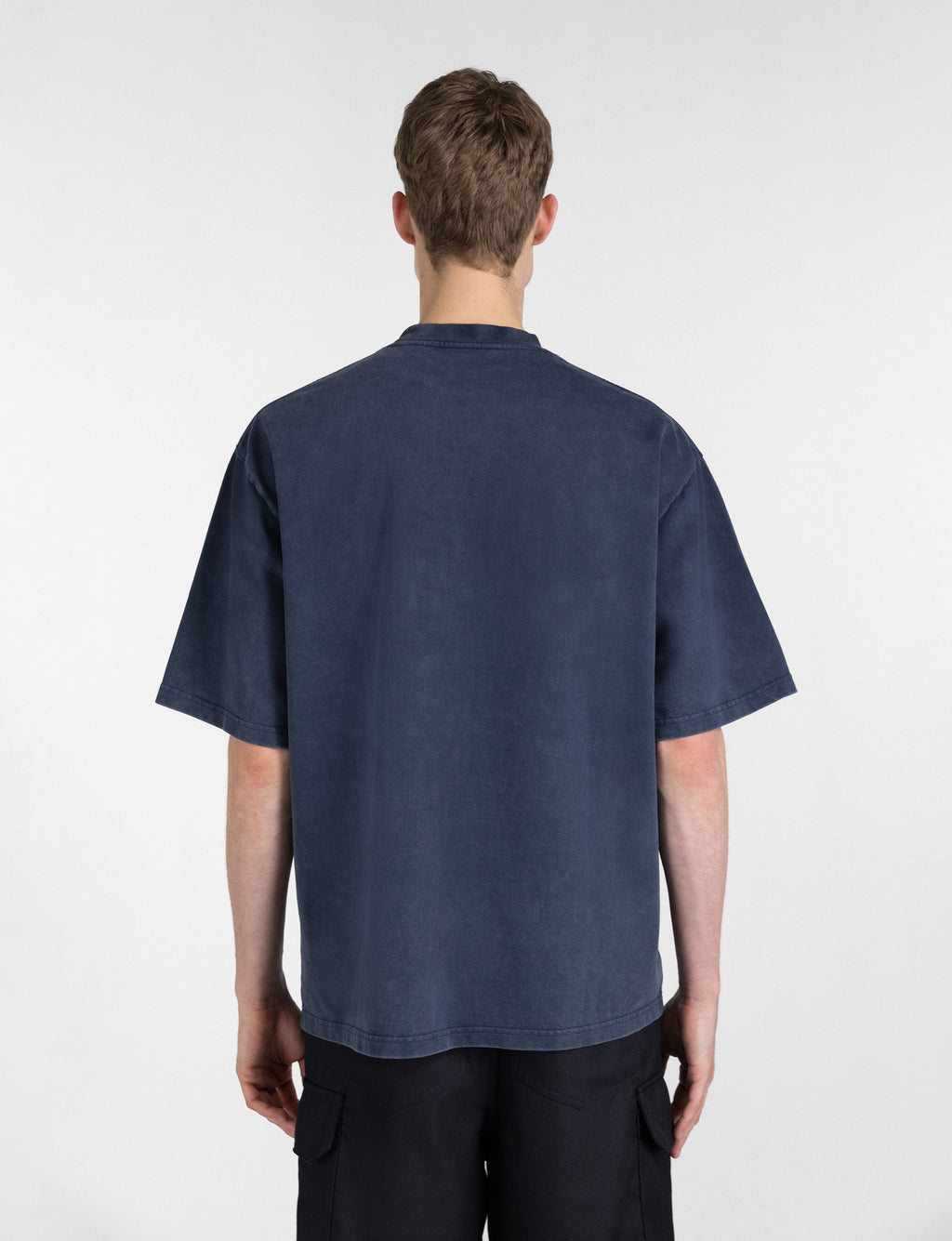 Retro logo T-shirt vintage navy