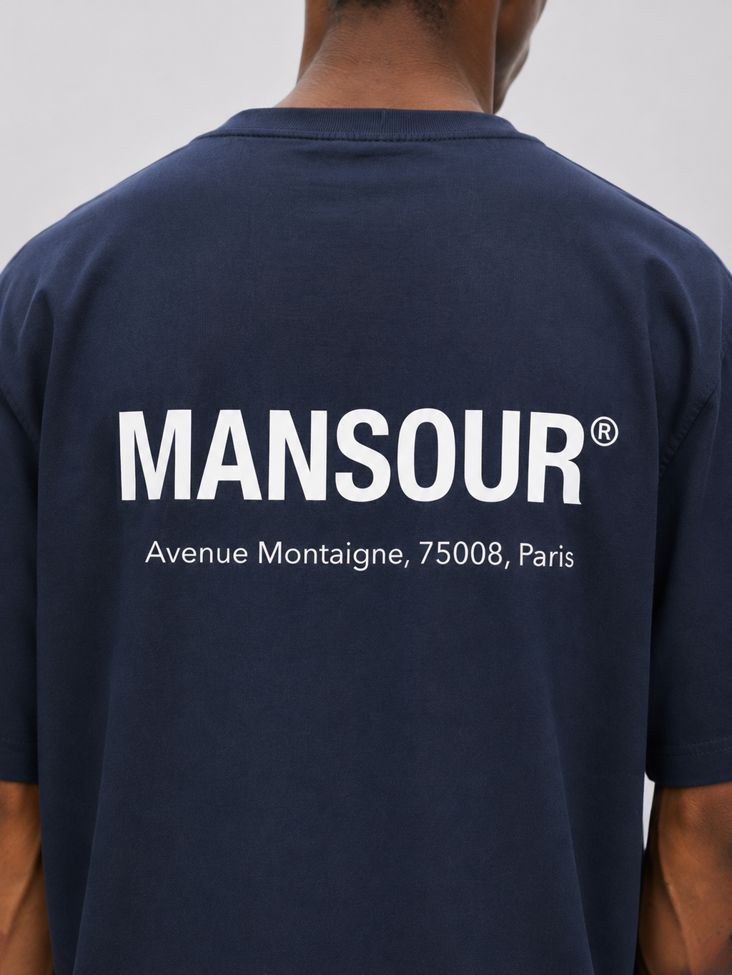 MansourLogoT-shirtNavyDetail