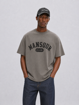 Mansour Club Faded Taupe T-shirt