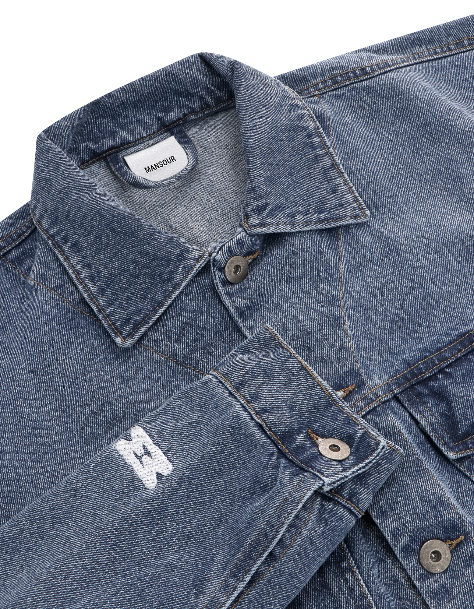 Mansour Denim jacket detail 3