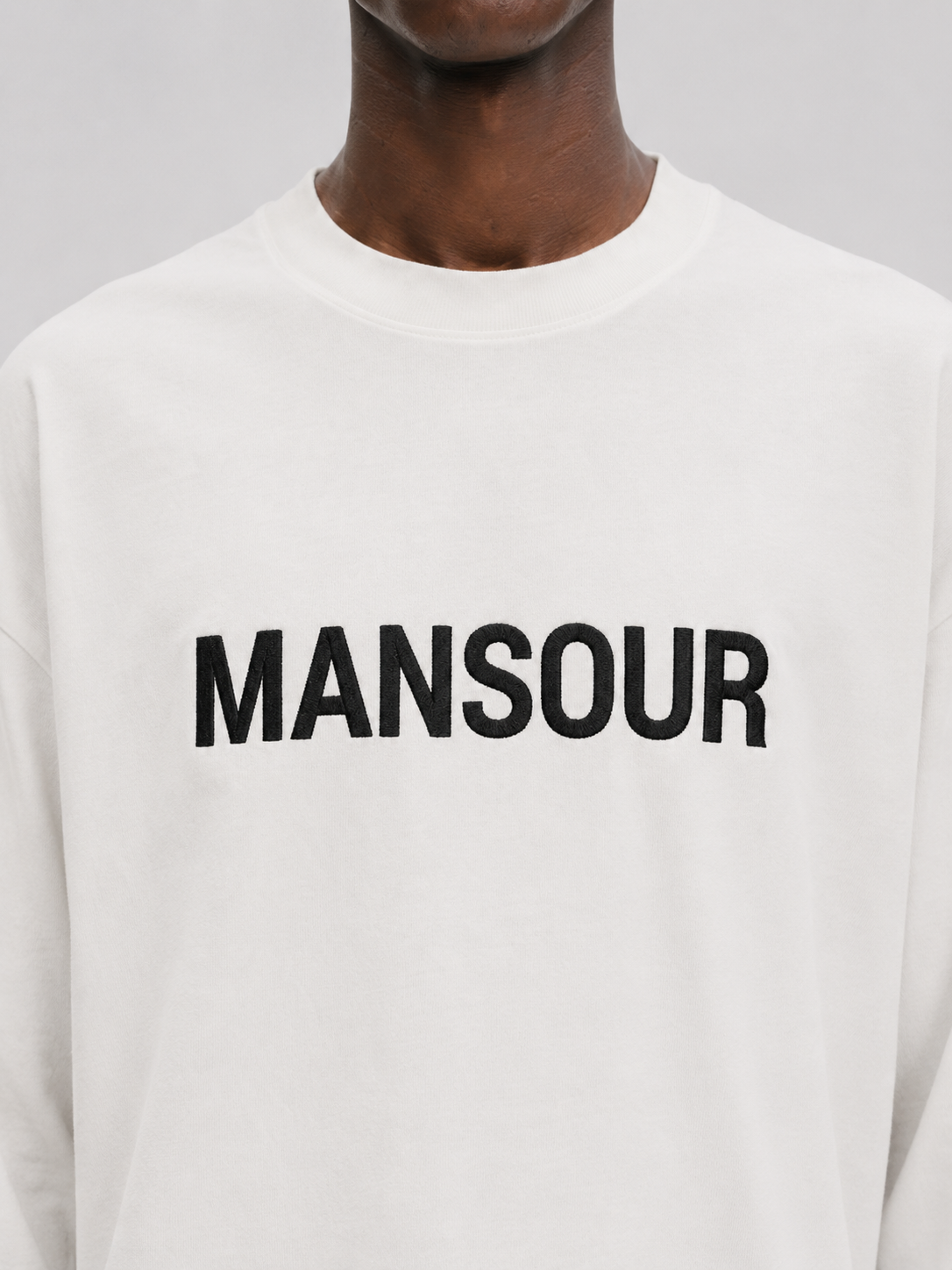 Monogram Longsleeve Cannoli Cream detail