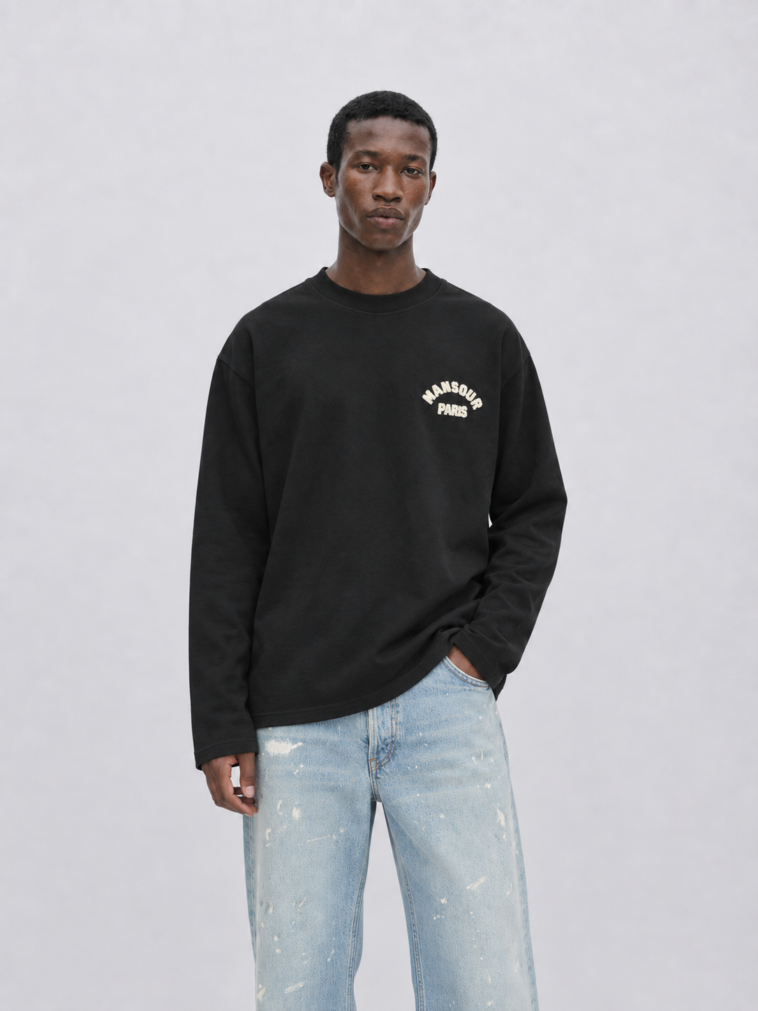 Paris College Longsleeve Black