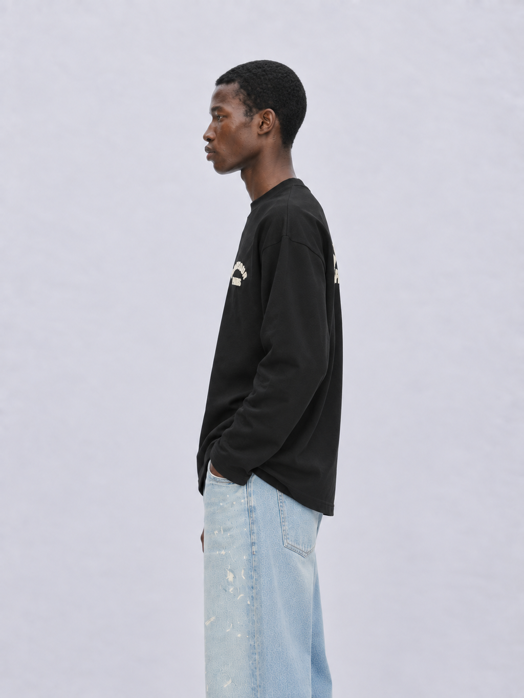 Paris College Longsleeve Black