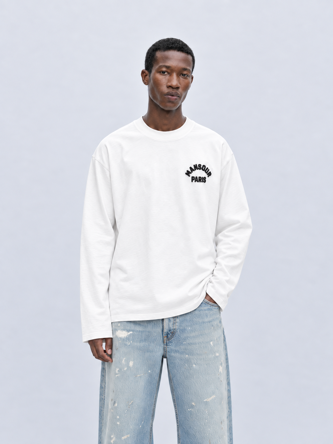 Paris College Longsleeve Cream