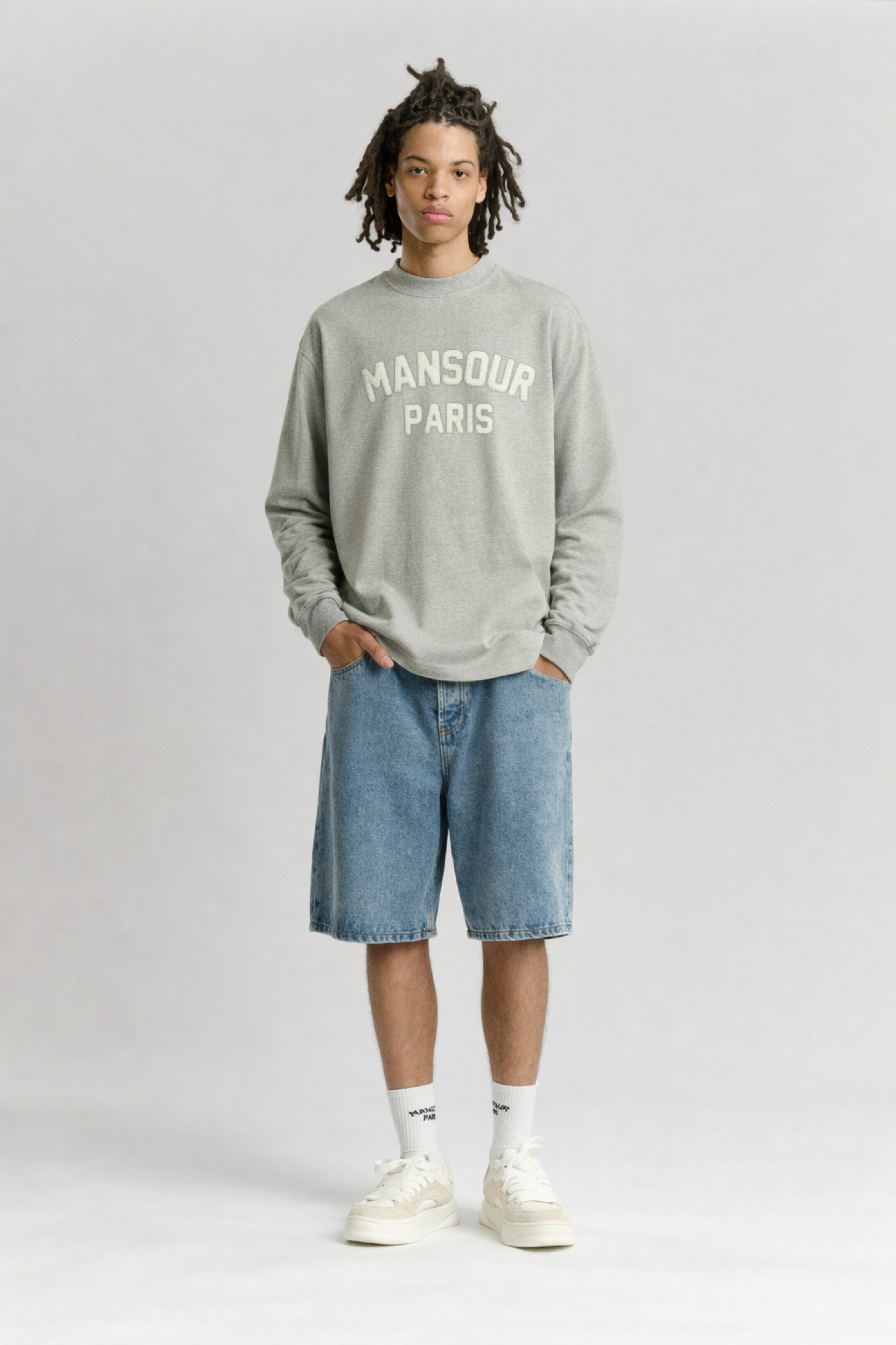 Paris College Longsleeve Heather Grey