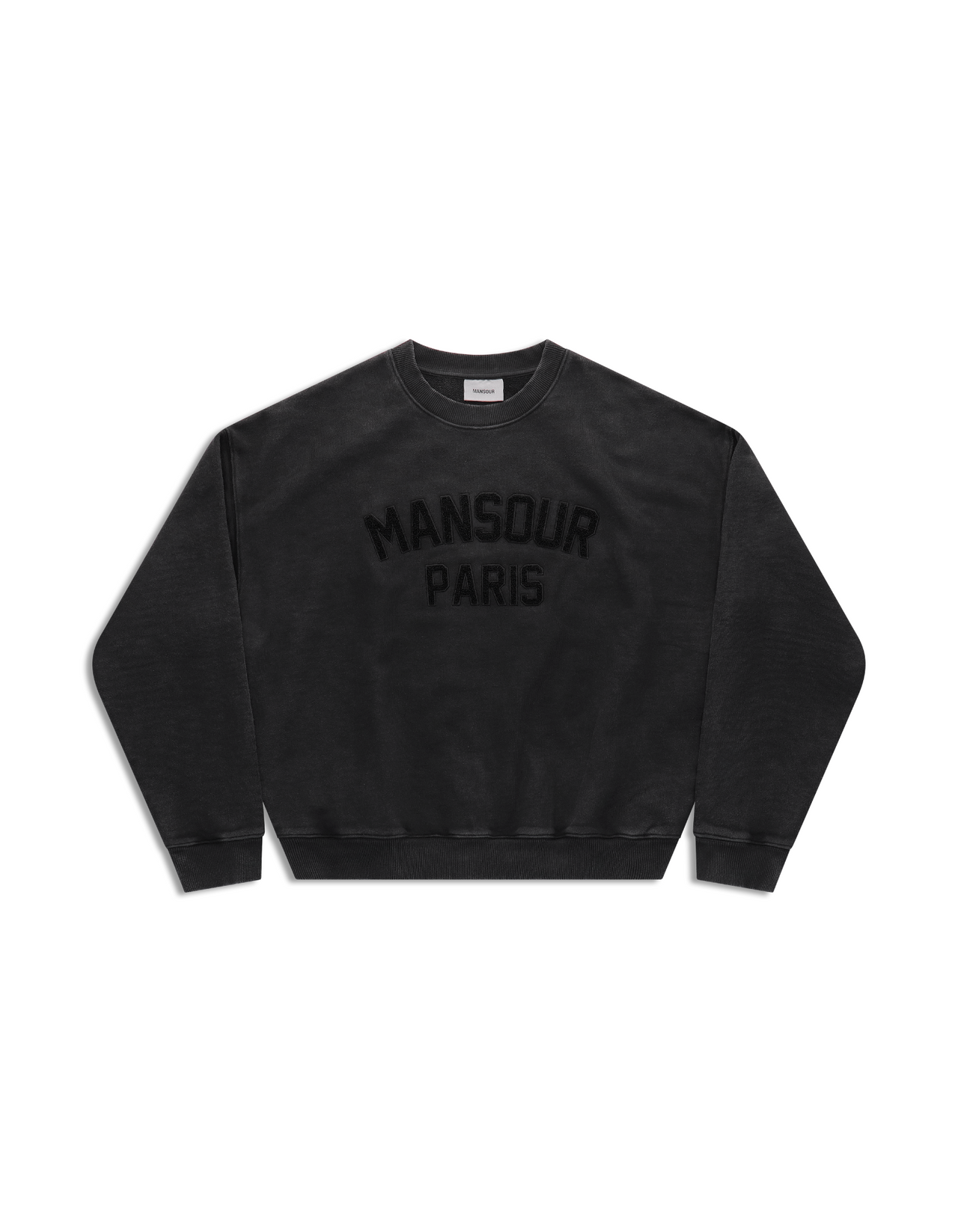 Paris College Sweater Vintage black