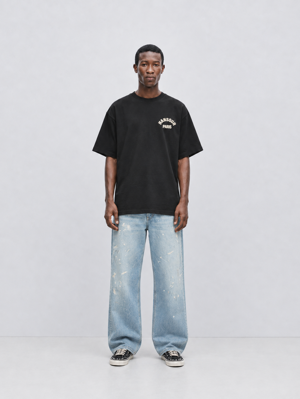 Paris College T-shirt Black