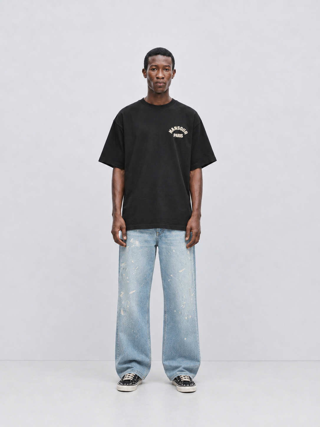 Paris College T-shirt Black