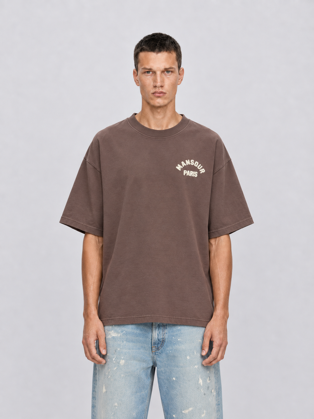 Paris College T-shirt Choco Brown