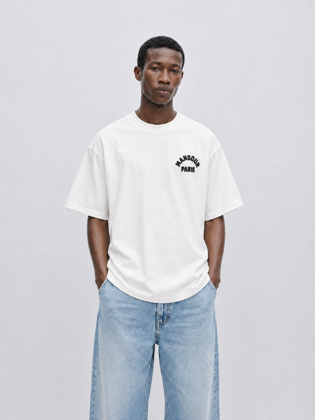 Paris College T-shirt Cream