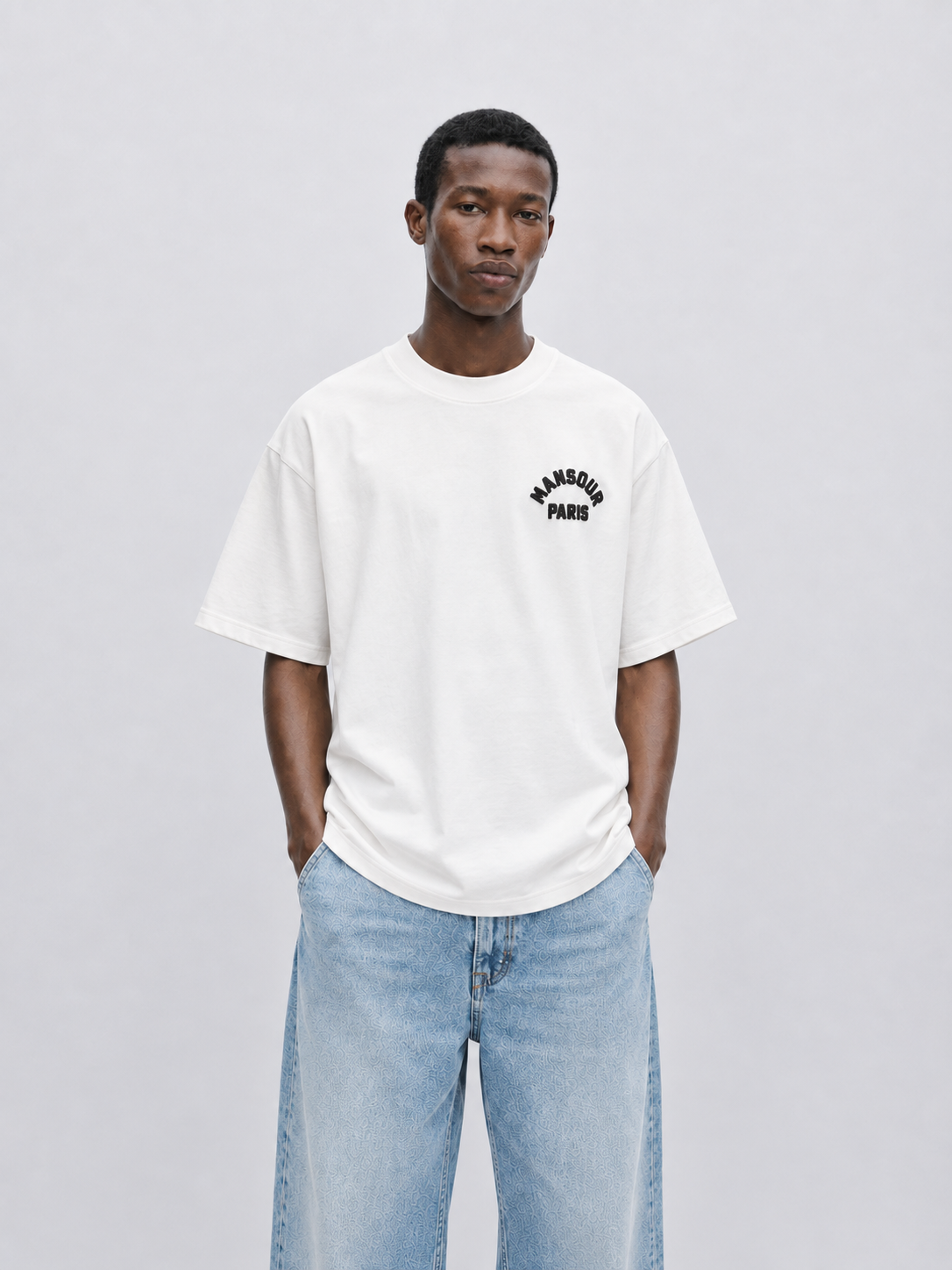Paris College T-shirt Cream