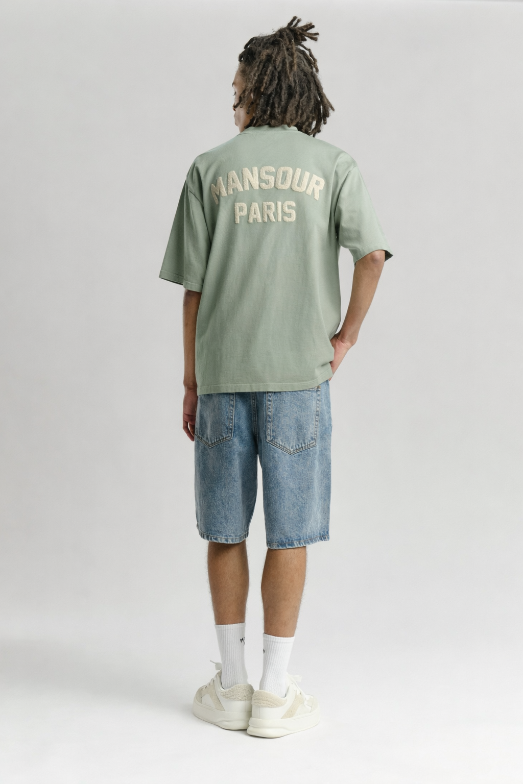 Paris College T-shirt Green Milieu