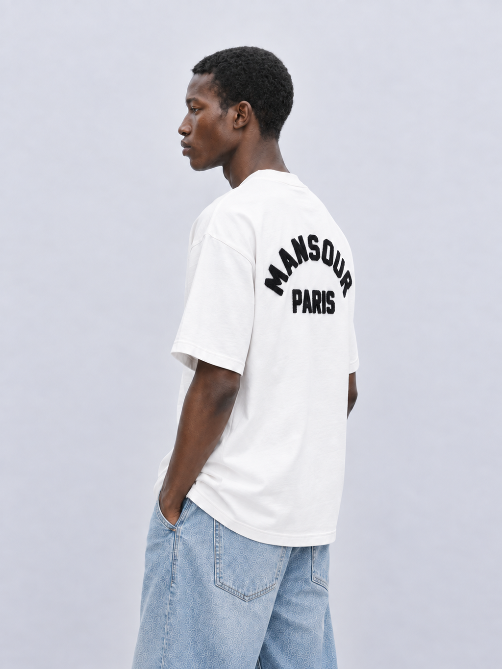 Paris College T-shirt Cream