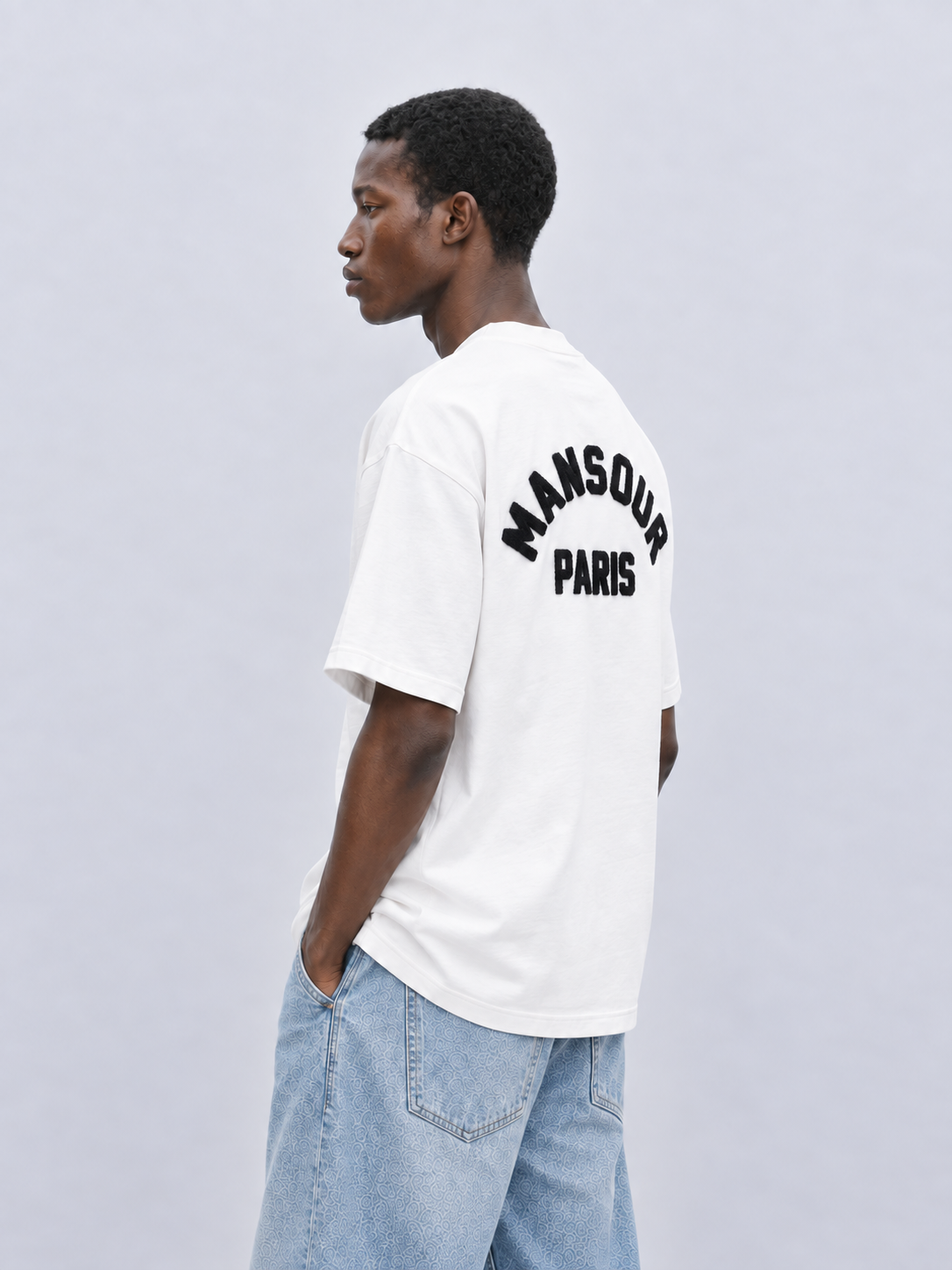Paris College T-shirt Cream