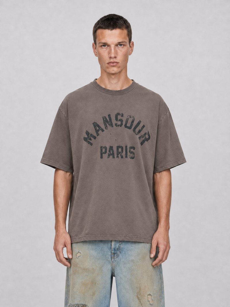 Paris College Destroyed T-shirt Coffee