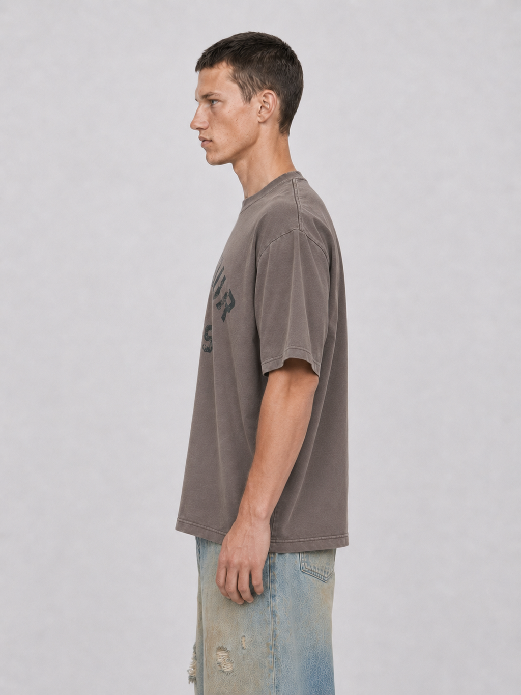 Paris College Destroyed T-shirt Coffee 4