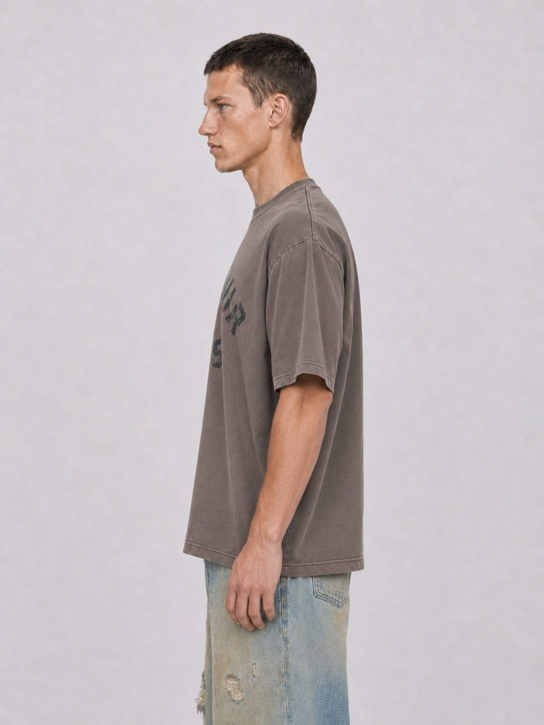 Paris College Destroyed T-shirt Coffee 4