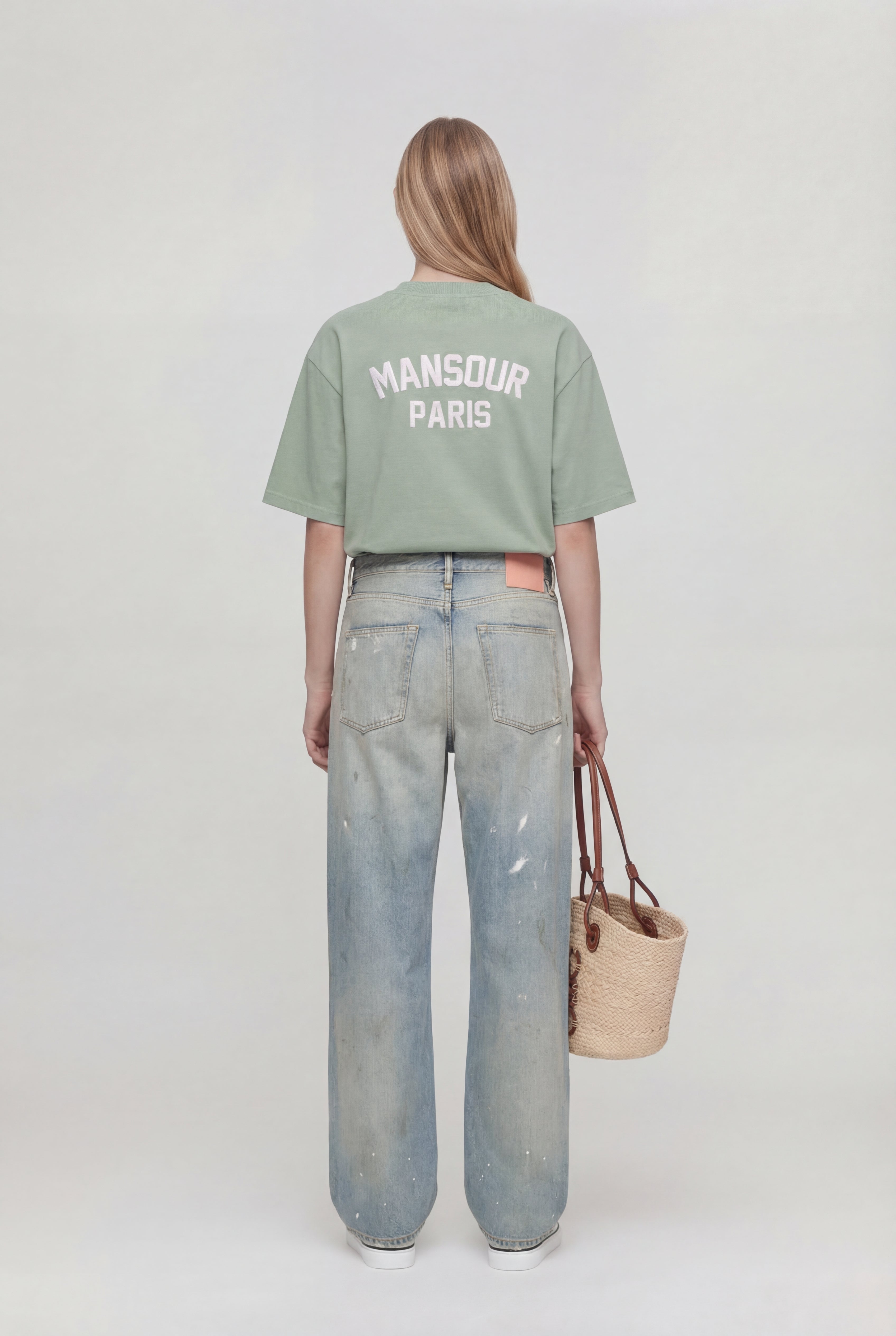 Paris College T-shirt Green Milieu