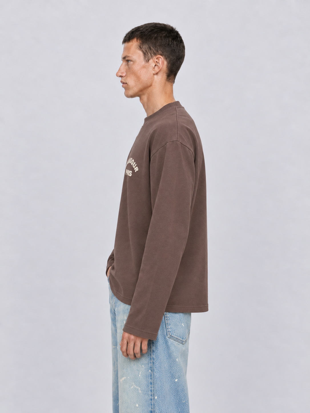 Paris College Longsleeve Choco Brown