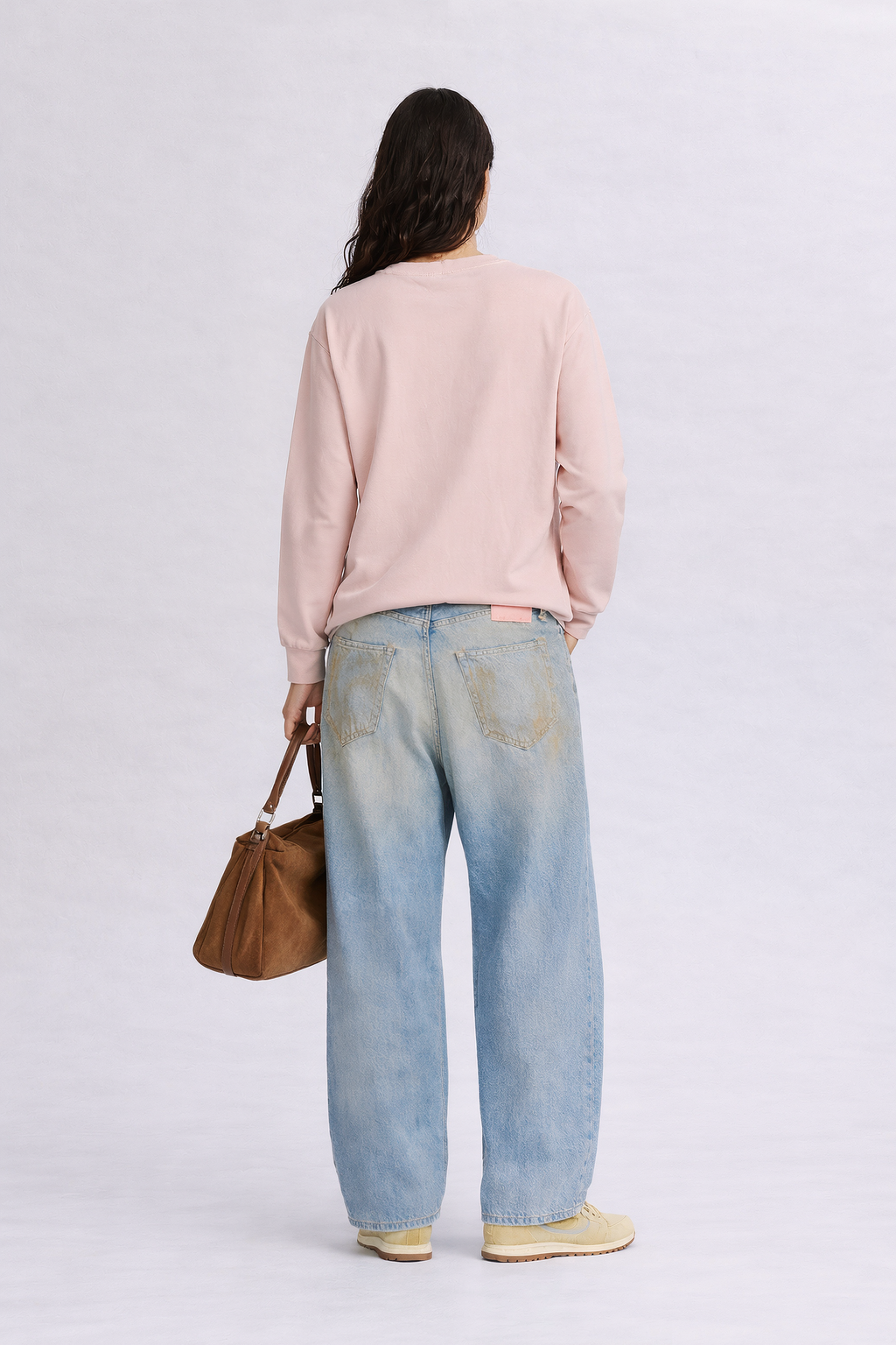 Paris College Longsleeve Dusty Pink