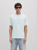 Paris College Misty Blue T-shirt Front.