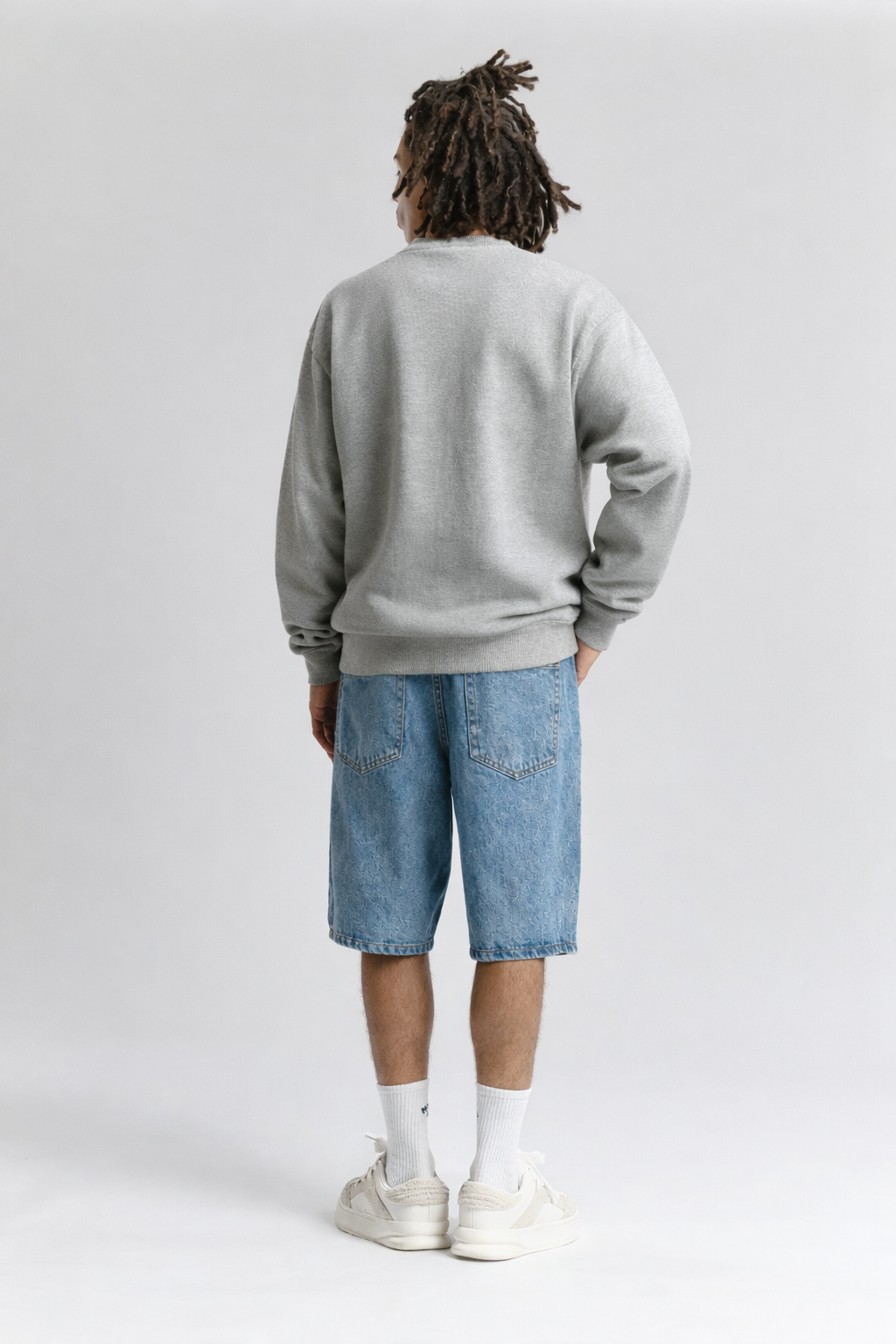 Paris College Sweater Heather Grey