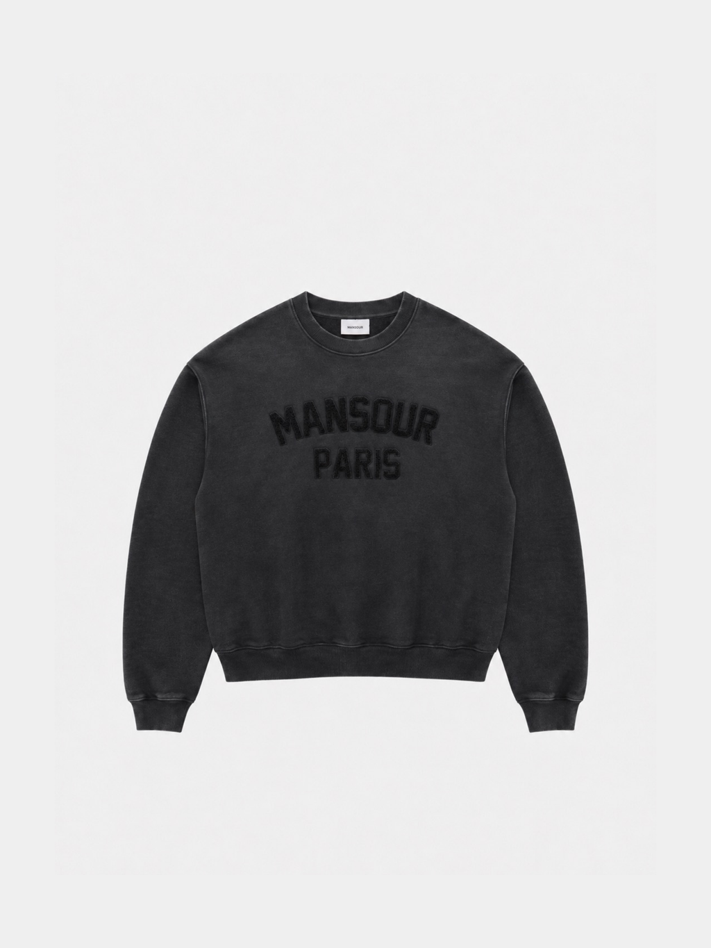 Paris College Sweater Vintage Black 4