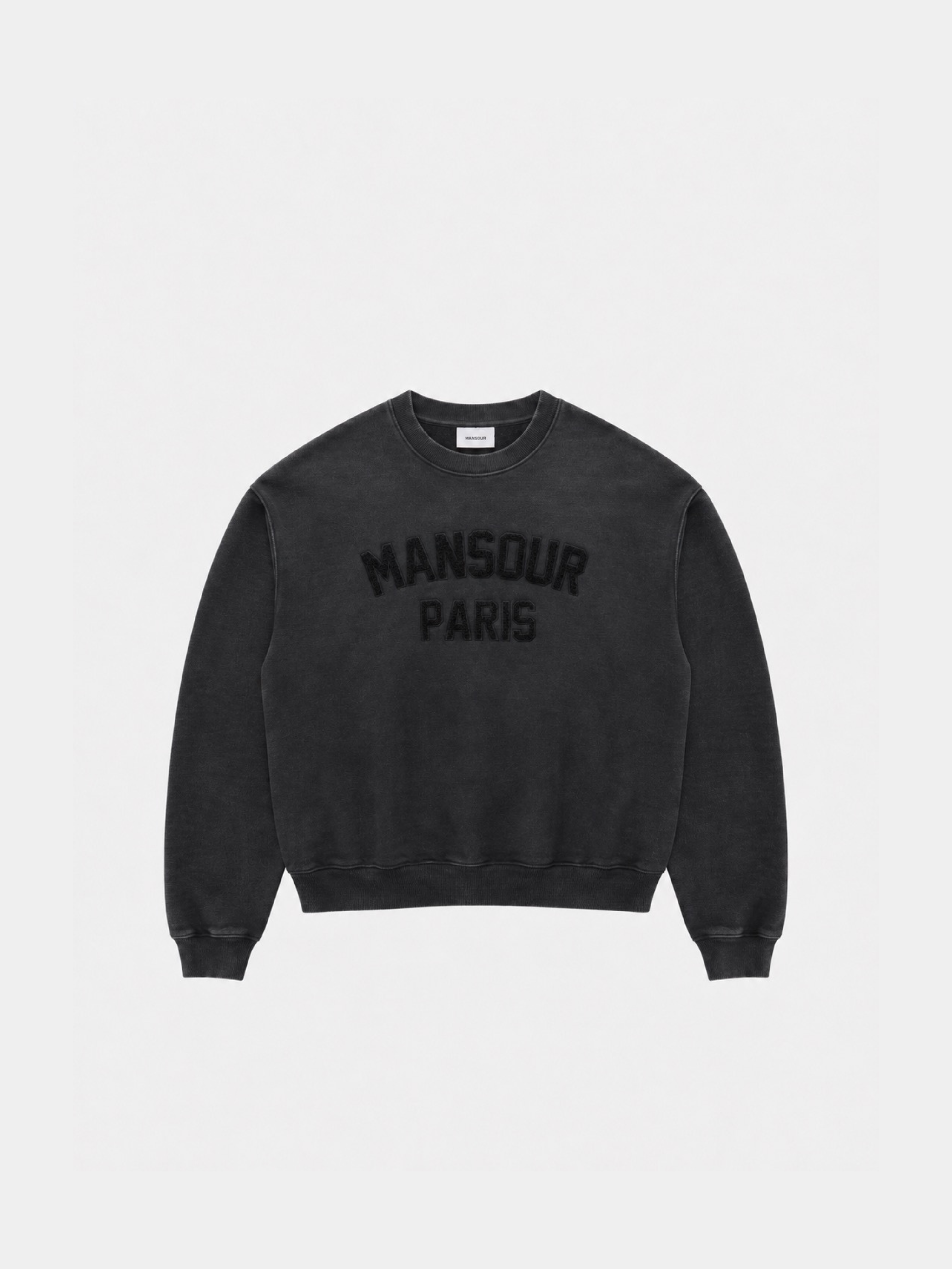 Paris College Sweater Vintage Black 4