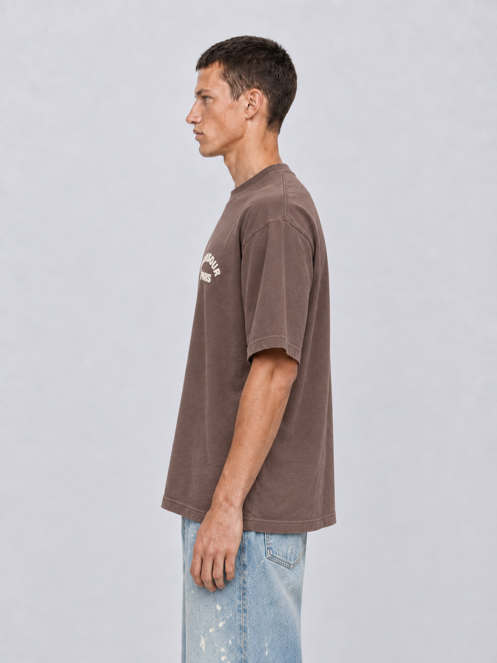 Paris College T-shirt Choco Brown