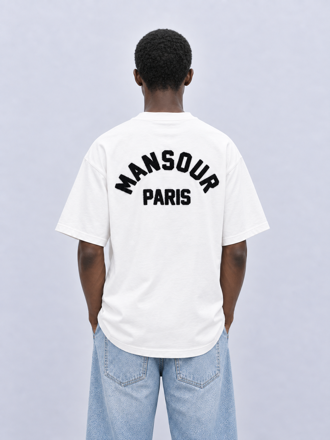 Paris College T-shirt Cream