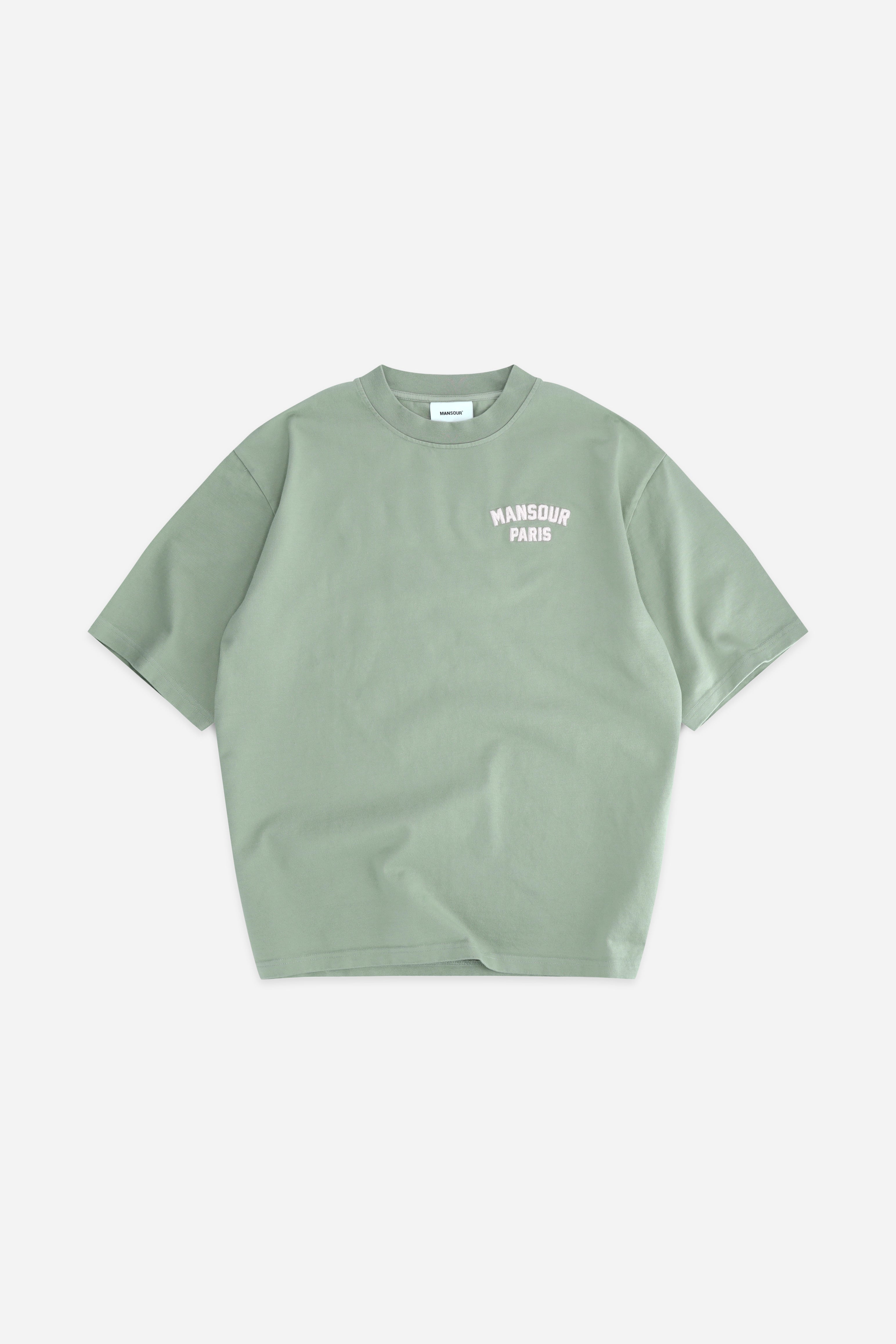 Paris College T-shirt Green Milieu