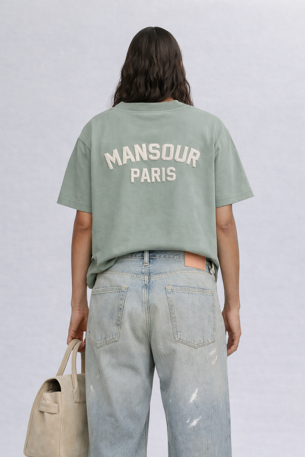 Paris College T-shirt Green Milieu