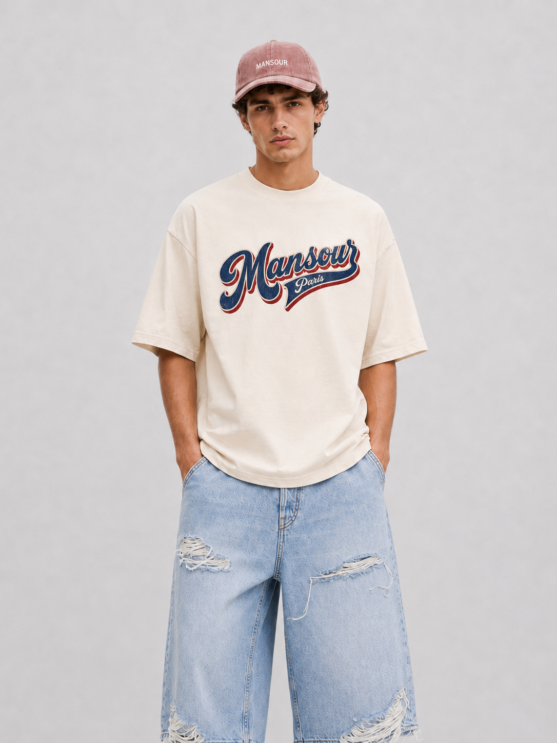 Retro Logo t-shirt mid body