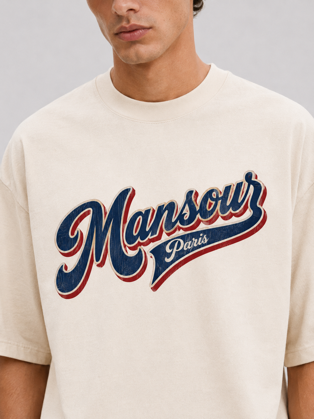 Retro Logo t-shirt mid body detail