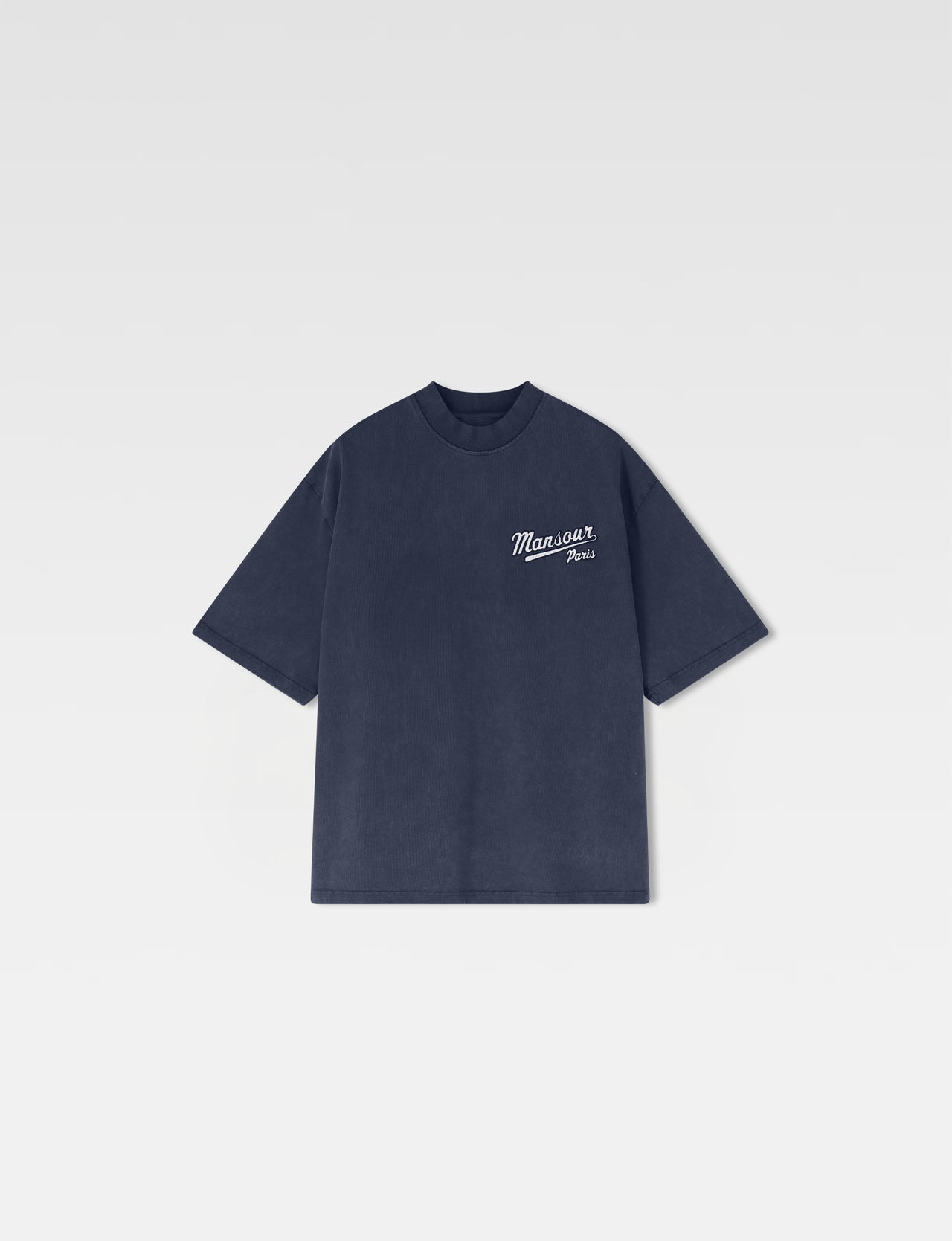 Retro logo T-shirt vintage navy