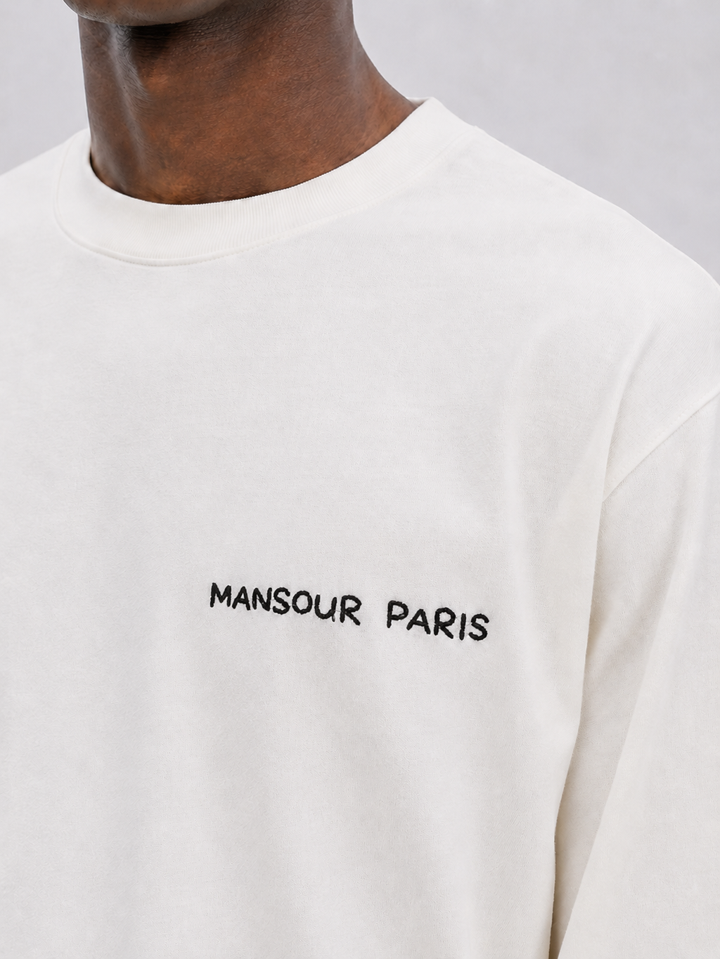 Script Embroidery Longsleeve Off-White detail