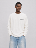 Script Embroidery Longsleeve Off-White mid body