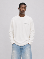 Script Embroidery Longsleeve Off-White