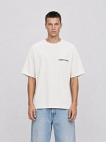 Script Embroidery T-shirt Off-White