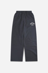 Gestreifte Trainingshose in Washed Grey