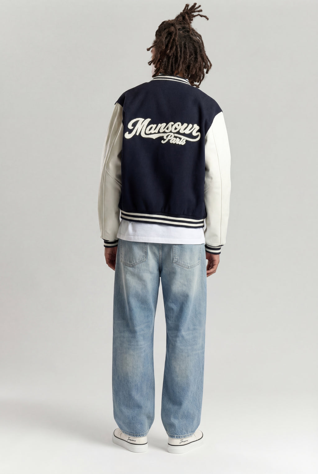 Veste Varsity Universitaire Marine