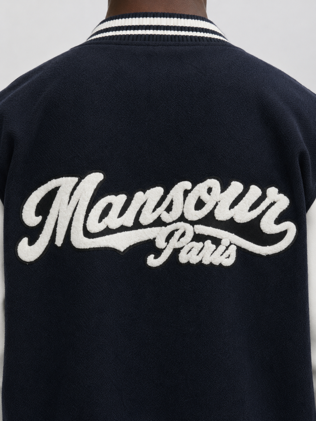 College Varsity Jacket Navy