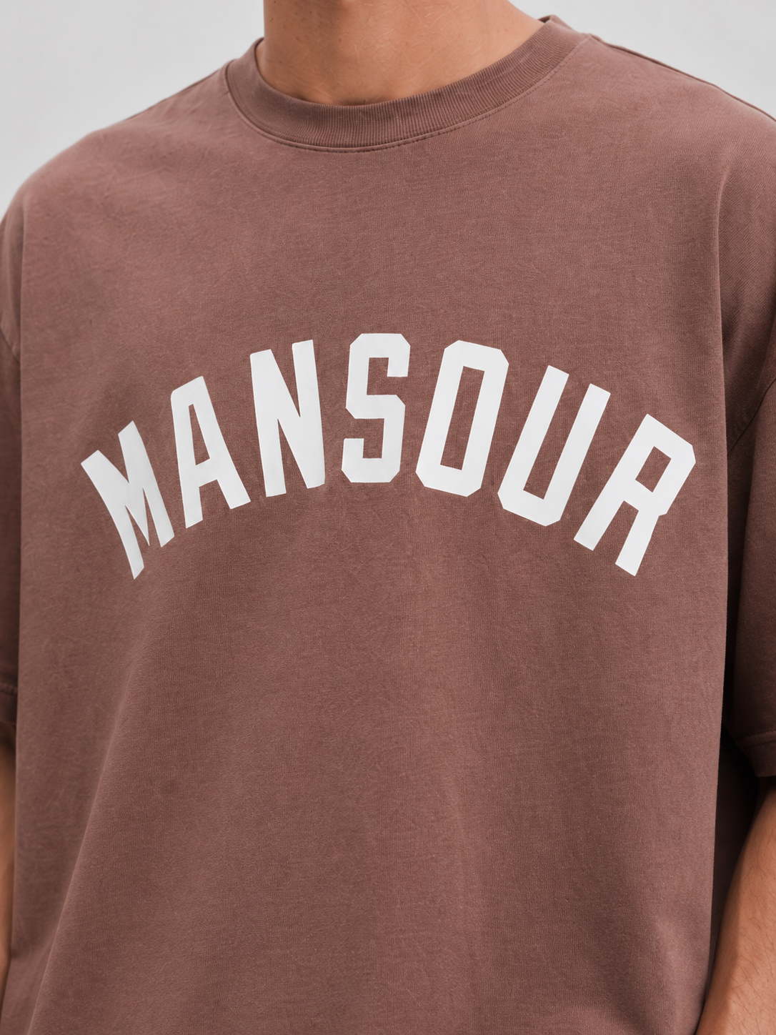 Varsity Logo T-shirt Faded Pink detail