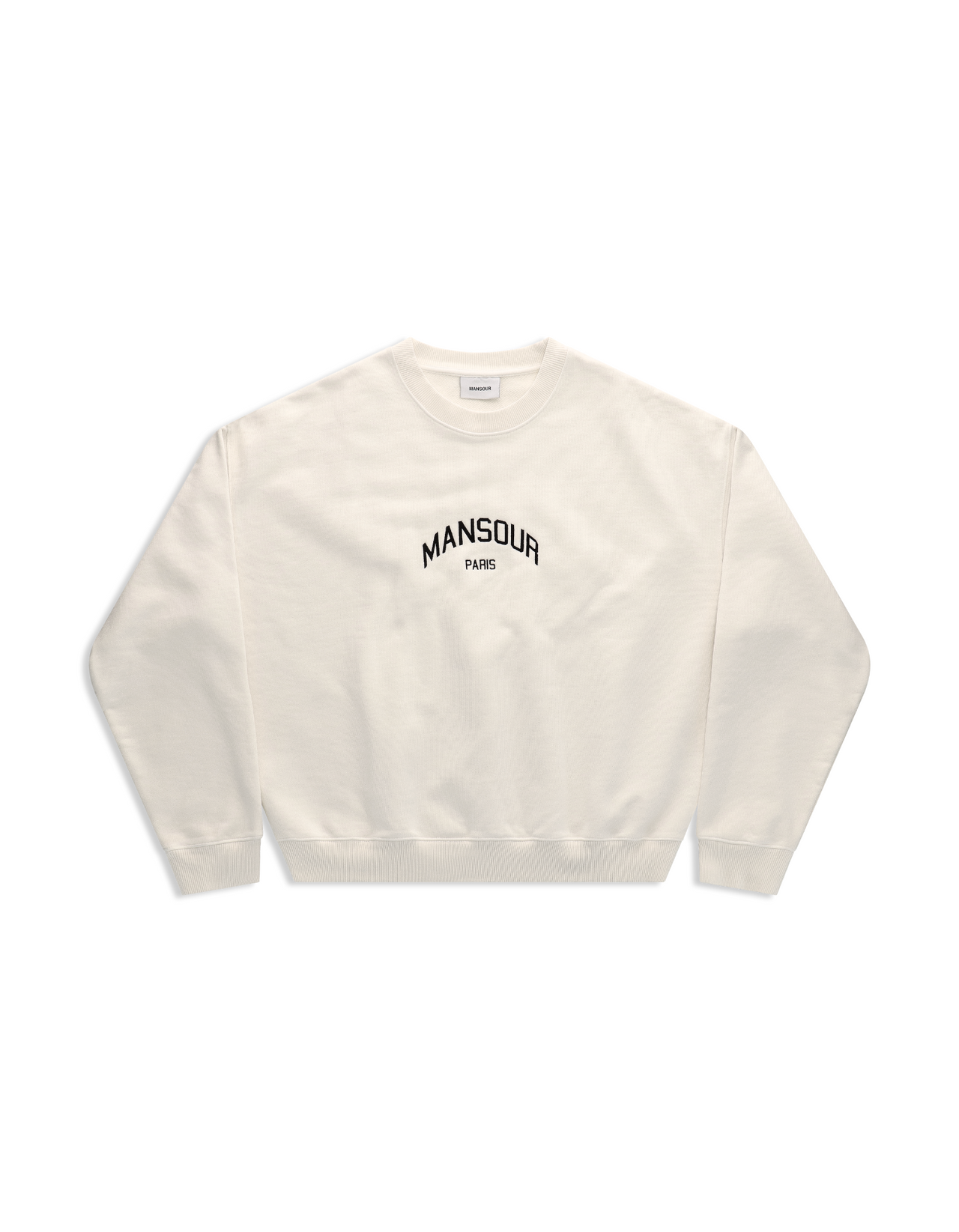 Varsity Sweater vintage white