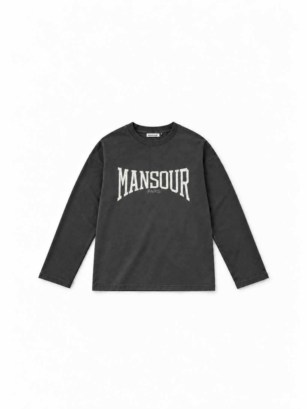 Cracked Print Longsleeve Black d'Art. Department, vue de face